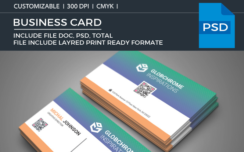 Globchrome Business Card - Corporate Identity Template