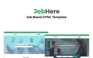 JobHere - Job Board Website Template