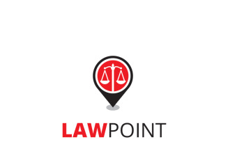Law Point Logo Template