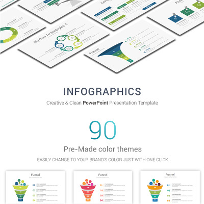 PowerPoint Vorlage namens "Infographic" #69420