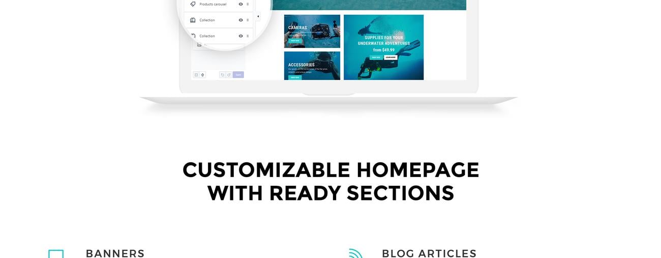 водолазное снаряжение интернет-магазин shopify тема