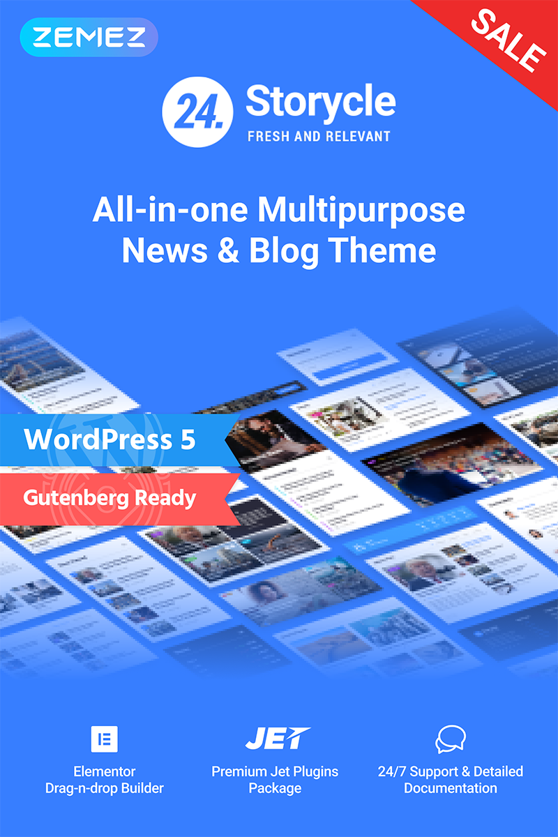 24.Storycle - Multipurpose News Portal WordPress Elementor Theme