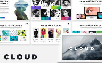 Cloud creative & corporate presentation - Keynote template
