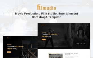 Filmudio - Movie Production, Film Studio, Entertainment Website Template