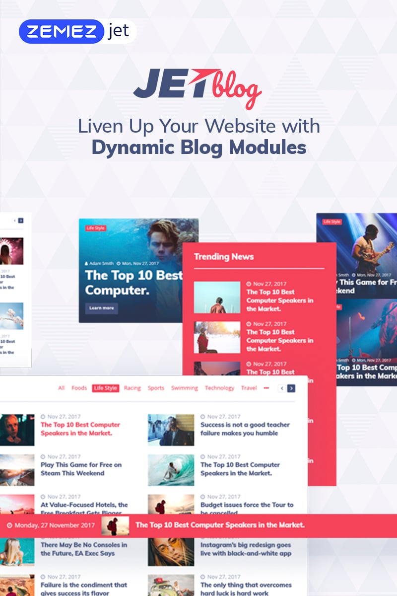JetBlog - Elementor Sayfa Oluşturucu için Bloglama Paketi Wordpress Eklentisi #69506 - Ekran resmi