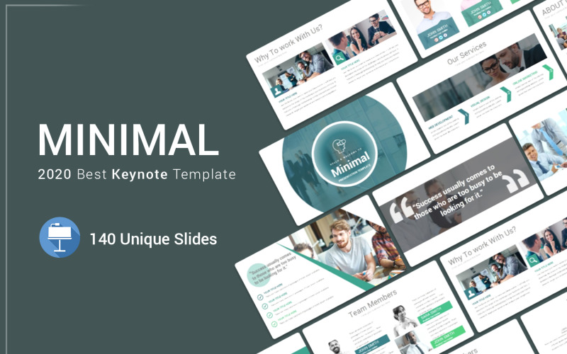 Minimal Creative Presentation - Keynote template Keynote Template