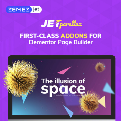 Плагин WordPress "JetParallax - Плагин для конструктора Elementor" #69511