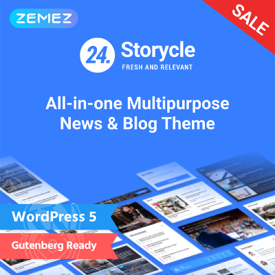 24.Storycle - Çok Amaçlı Haber Portalı Elementor WordPress Teması #69580