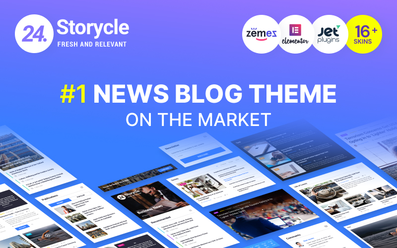 24.Storycle - Multipurpose News Portal Elementor №69580
