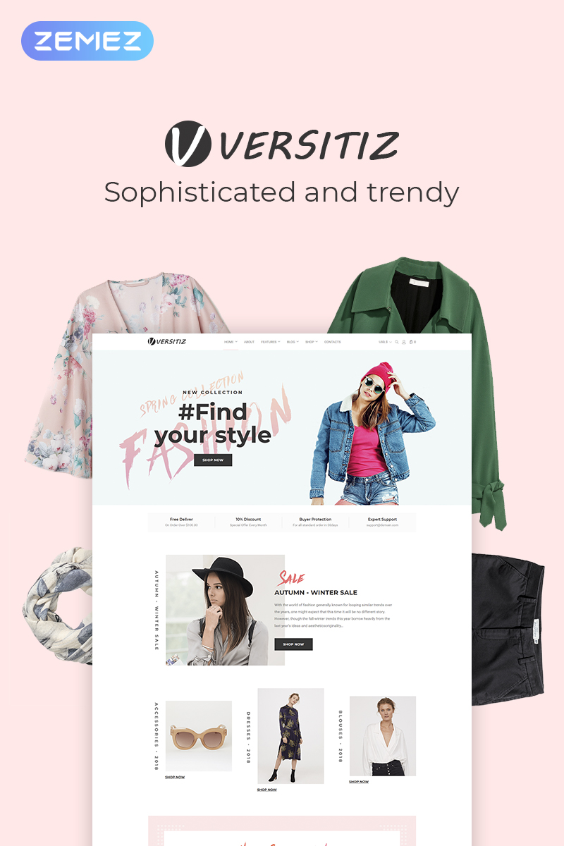 Versitiz - Minimal Women Fashion WooCommerce Theme Versitiz - Minimal Women Fashion WooCommerce Theme