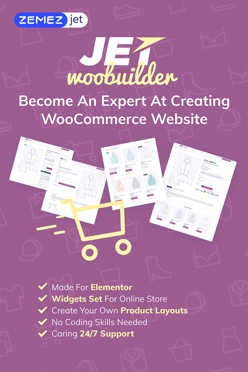 Wtyczka WordPress JetWooBuilder - Dodatek tworzenia stron WooCommerce Pdo kreatora Elementor #69528 - zrzut ekranu