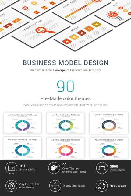 Kit Graphique #69601 Powerpoint Keynote Web Design - Logo template Preview