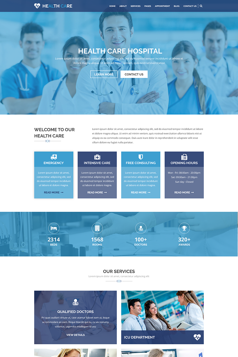 HEALTH CARE - Medical Center and Health PSD Template