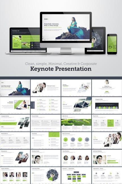 Kit Graphique #69607 Simple Powerpoint Web Design - Logo template Preview