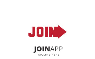 Join Text Logo Template