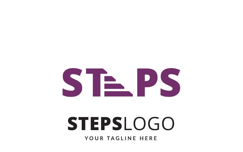 Steps Logo Template
