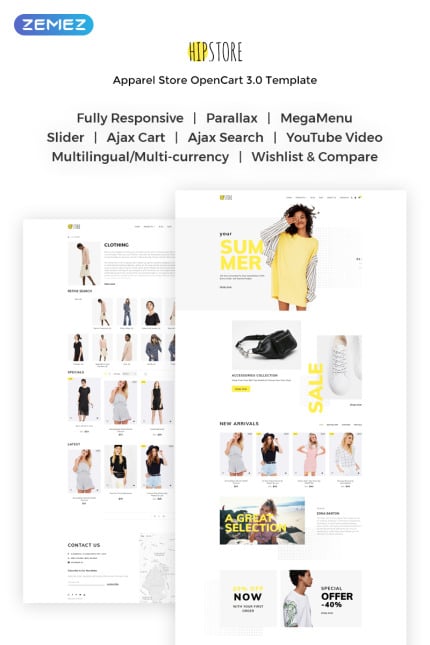 Template #69709 Clothing Fashion Webdesign Template - Logo template Preview