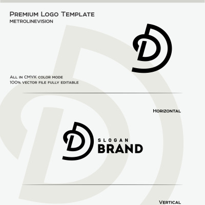 Letter D Logo Template