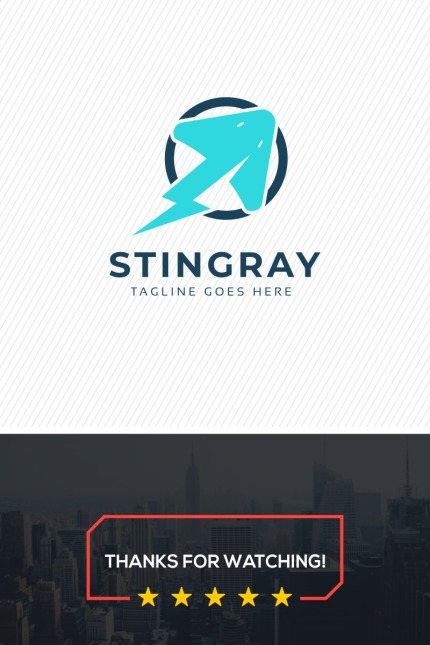 Template #69756 Blue Brand Webdesign Template - Logo template Preview
