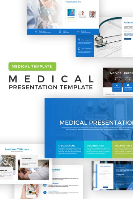 Template #69793 Medicine Health Webdesign Template - Logo template Preview