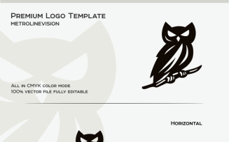 Dark Owl Logo Template