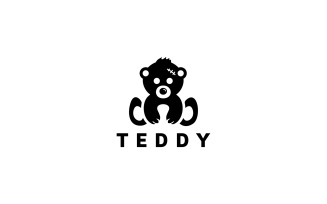 Teddy Bear Logo Template
