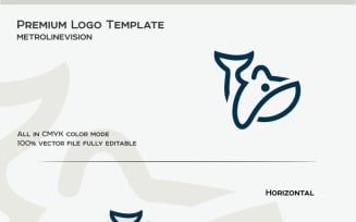 Whale Logo Template