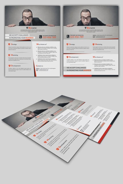 Template #69822 Business Solution Webdesign Template - Logo template Preview