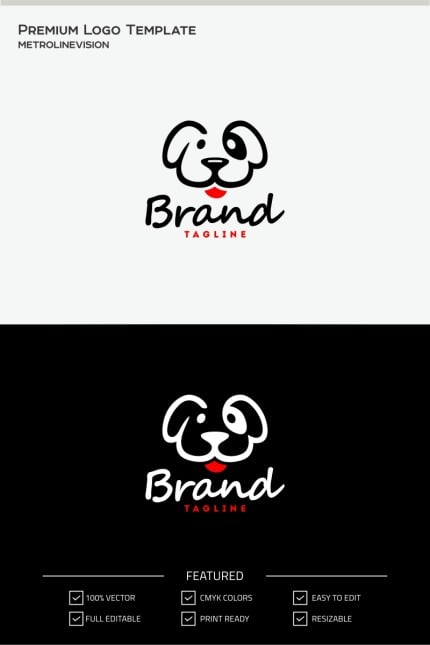 Template #69844 Animal Brand Webdesign Template - Logo template Preview