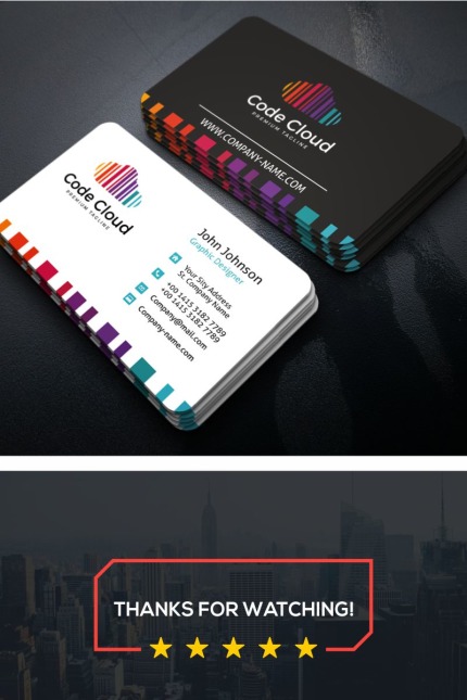 Template #69851 Business Card Webdesign Template - Logo template Preview