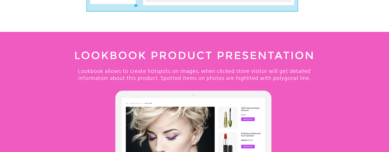 cosmetics &amp; makeup opencart template