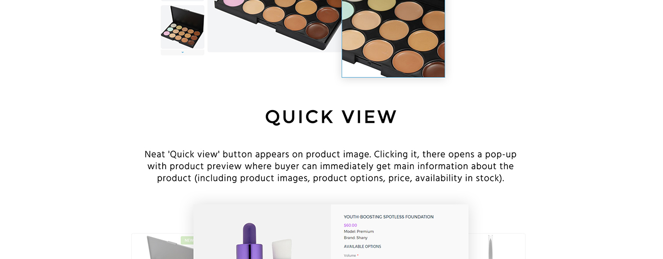 cosmetics &amp; makeup opencart template