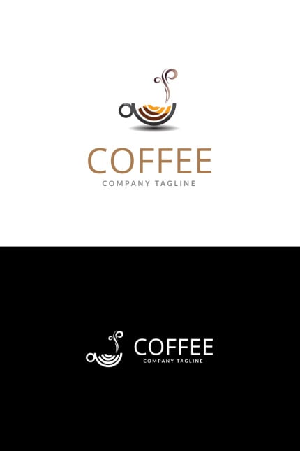 Template #69870 Aroma Bean Webdesign Template - Logo template Preview