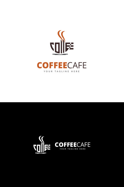 Template #69879 Cafe Logo Webdesign Template - Logo template Preview