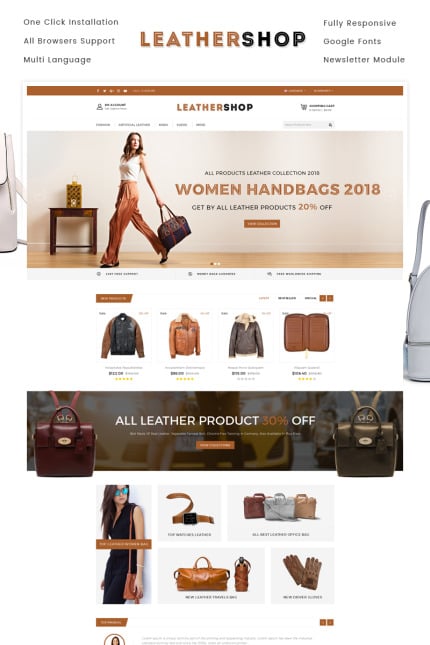 Template #69881 Bags Jackets Webdesign Template - Logo template Preview