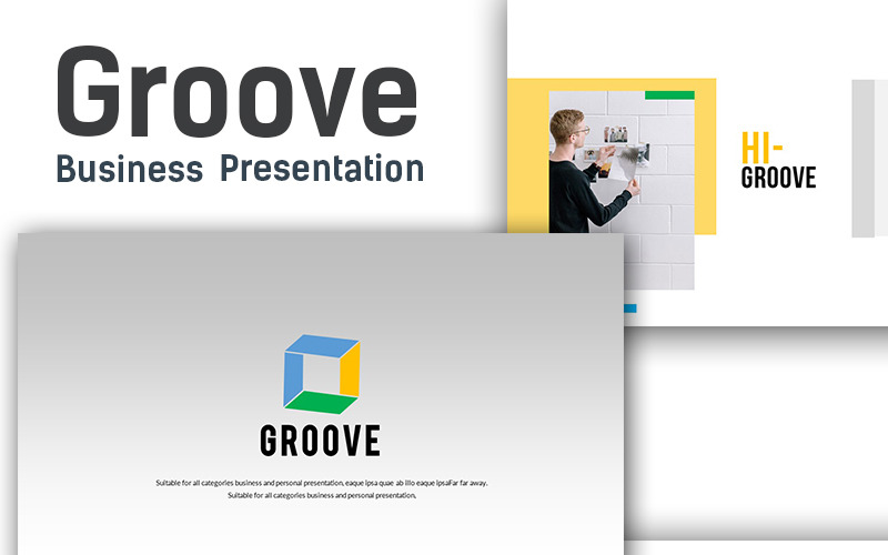 Groove Business PowerPoint template PowerPoint Template
