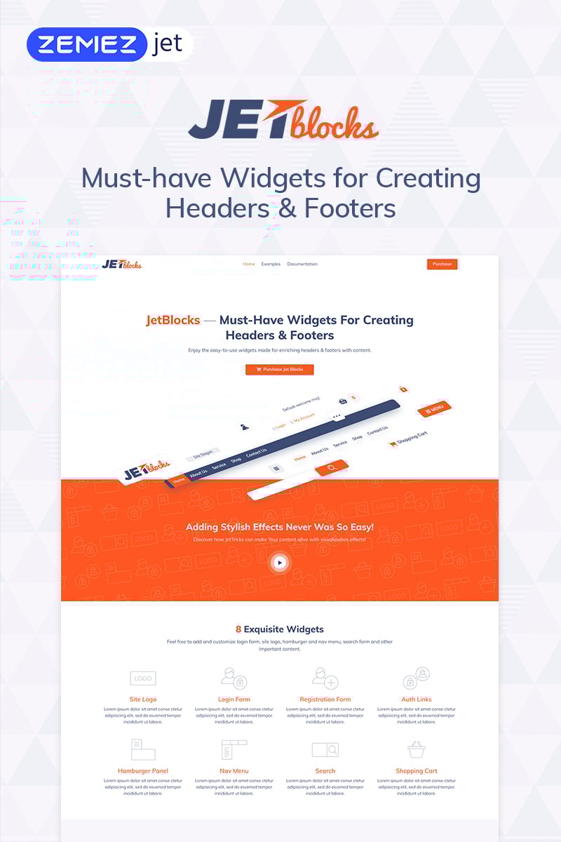JetBlocks - Elementor Header & Footer Widgets WordPress plugin #69867 - skärmbild