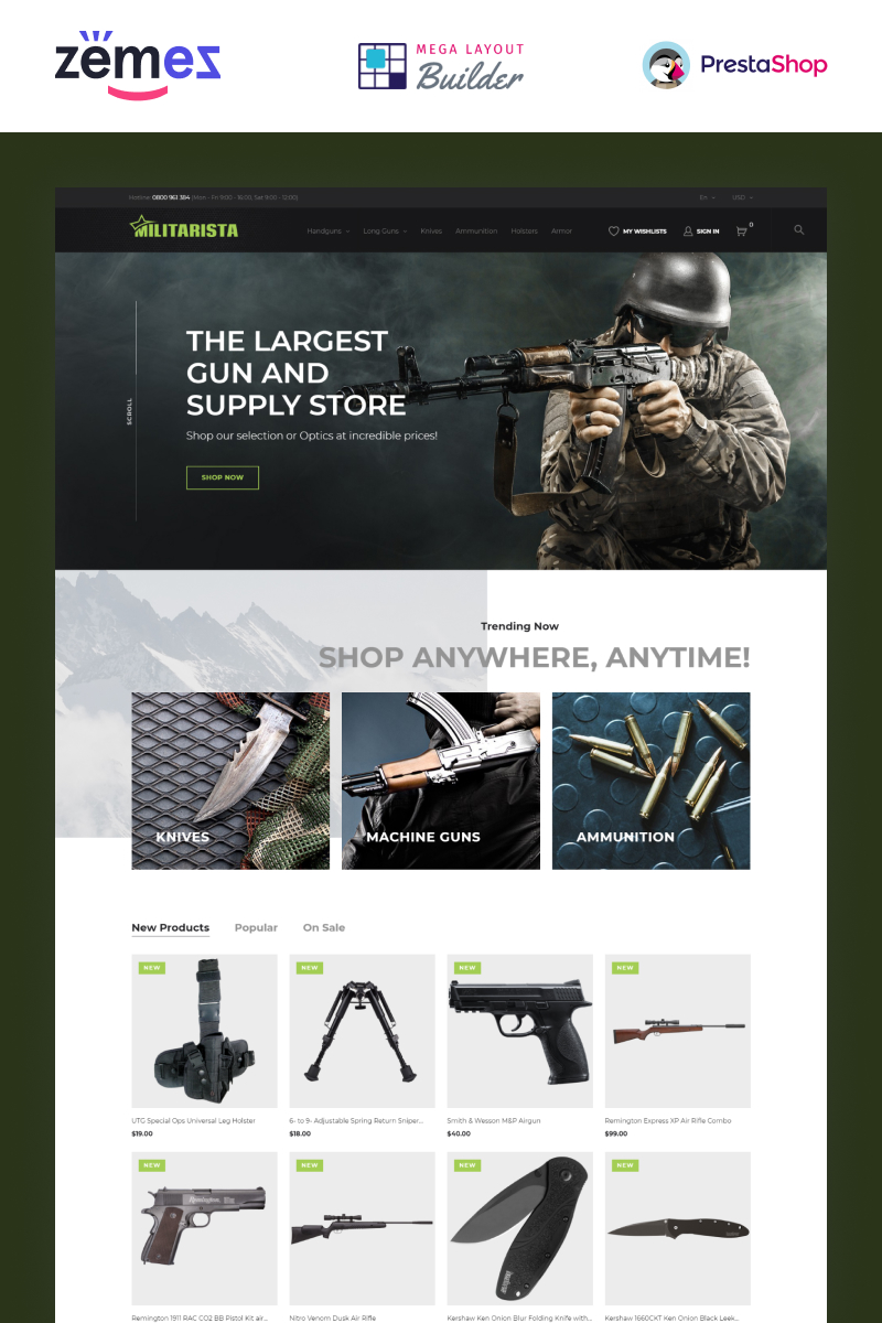 Militarista - Weapons Store №69865