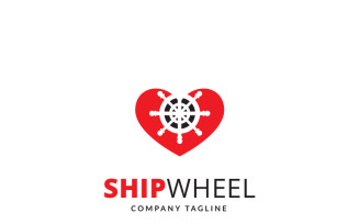 Ship Wheel Logo Template