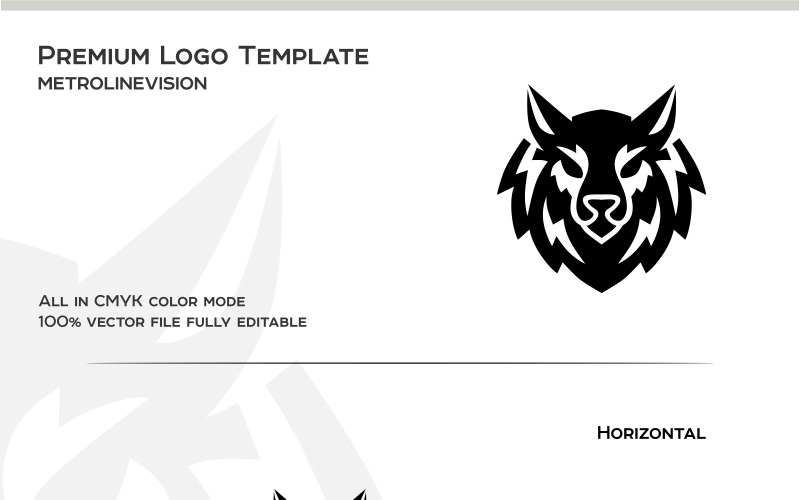 Wolf Logo Template