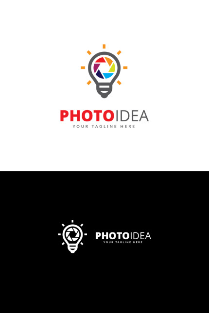 Template #69911 Bulb Camera Webdesign Template - Logo template Preview