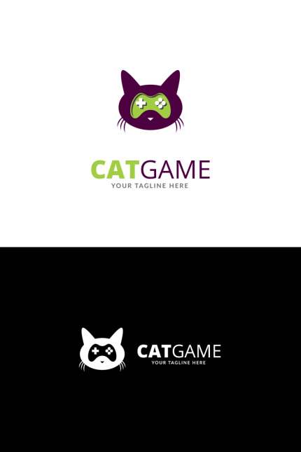 Template #69916 Game Cat Webdesign Template - Logo template Preview