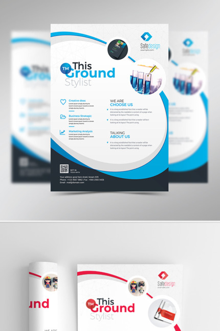 Template #69934 Blue Business Webdesign Template - Logo template Preview