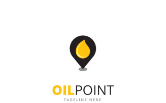 Oil Point Logo Template