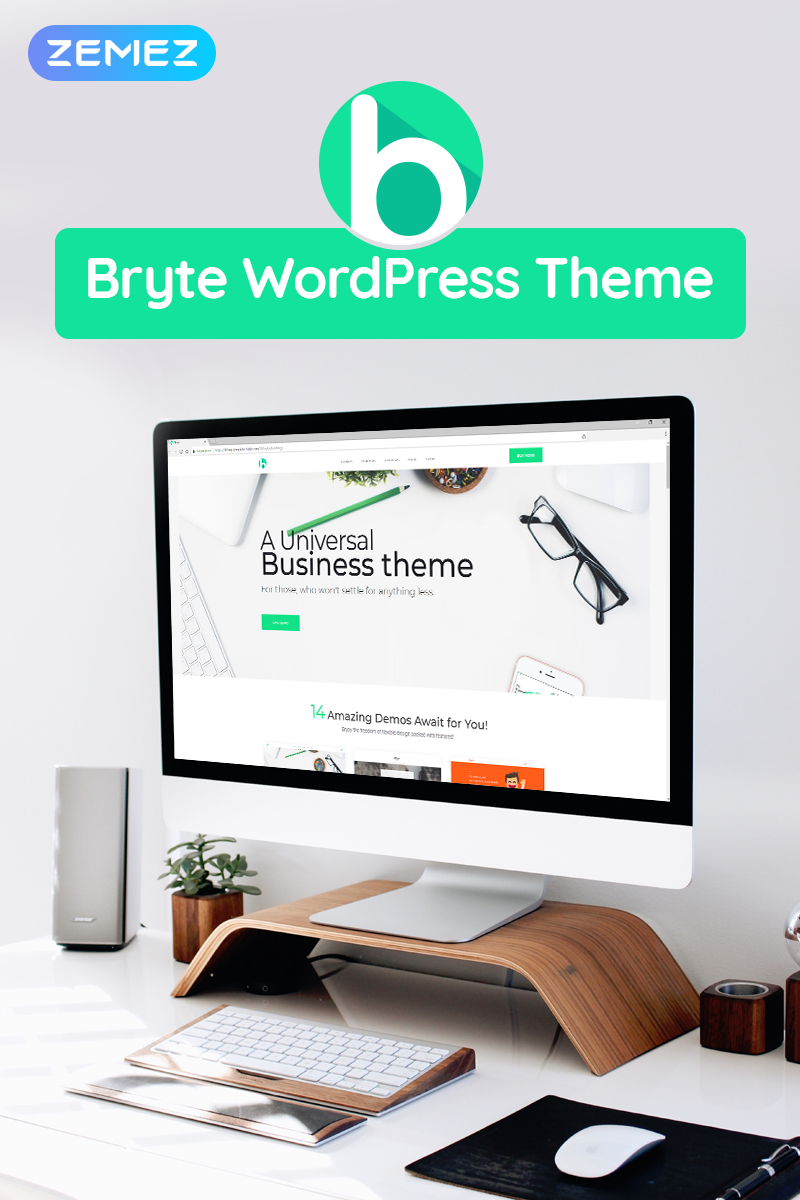 Tema De WordPress "Bryte - Multipurpose Creative & Business Elementor" #69942 - captura de pantalla