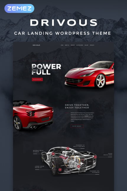 Template #70060 Automobile Vehicle Webdesign Template - Logo template Preview