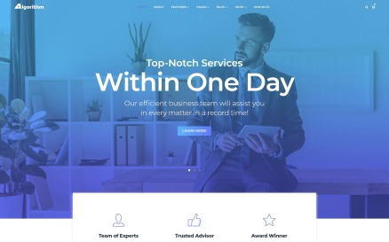 Algorithm - Business Marketing Elementor WordPress Theme