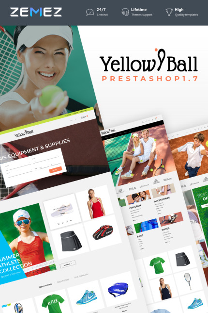 Template #70123 Tennis Store Webdesign Template - Logo template Preview