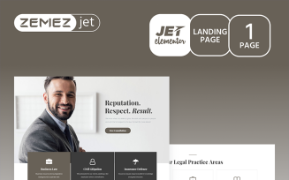 Juristos - Lawyer Jet Elementor Template