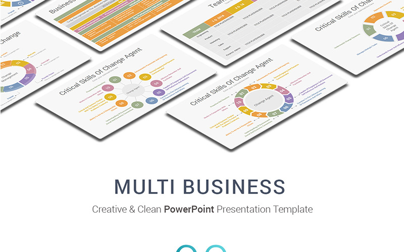 Multi Business Presentation PowerPoint template PowerPoint Template